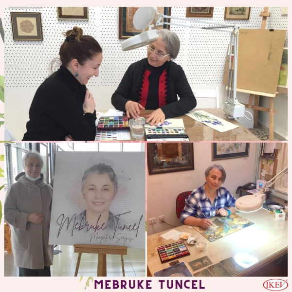 08 Mart 2022 Geleneksel Türk Sanatlarında Ustalaşmış Karamanlı Sanatçımız Mebruke Tuncel
